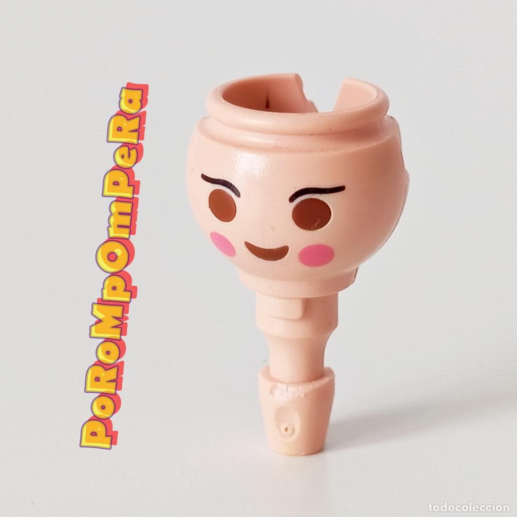 Playmobil: PLAYMOBIL CABEZA CEJA FINA MEJILLA SONROSADA HUECO TRASERO CUSTOM/COMPLETAR N1
