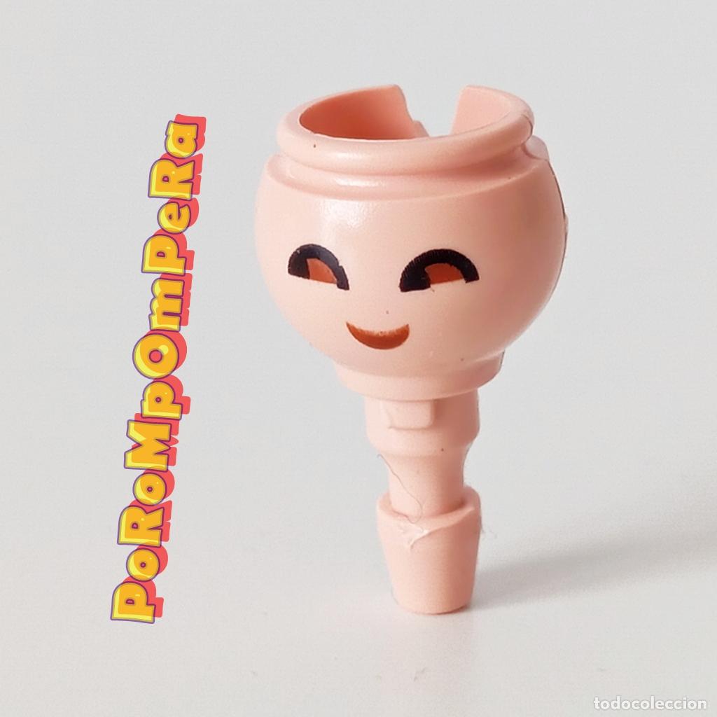 Playmobil: PLAYMOBIL CABEZA P&Aacute;RPADO NEGRO CUSTOM/COMPLETAR N1