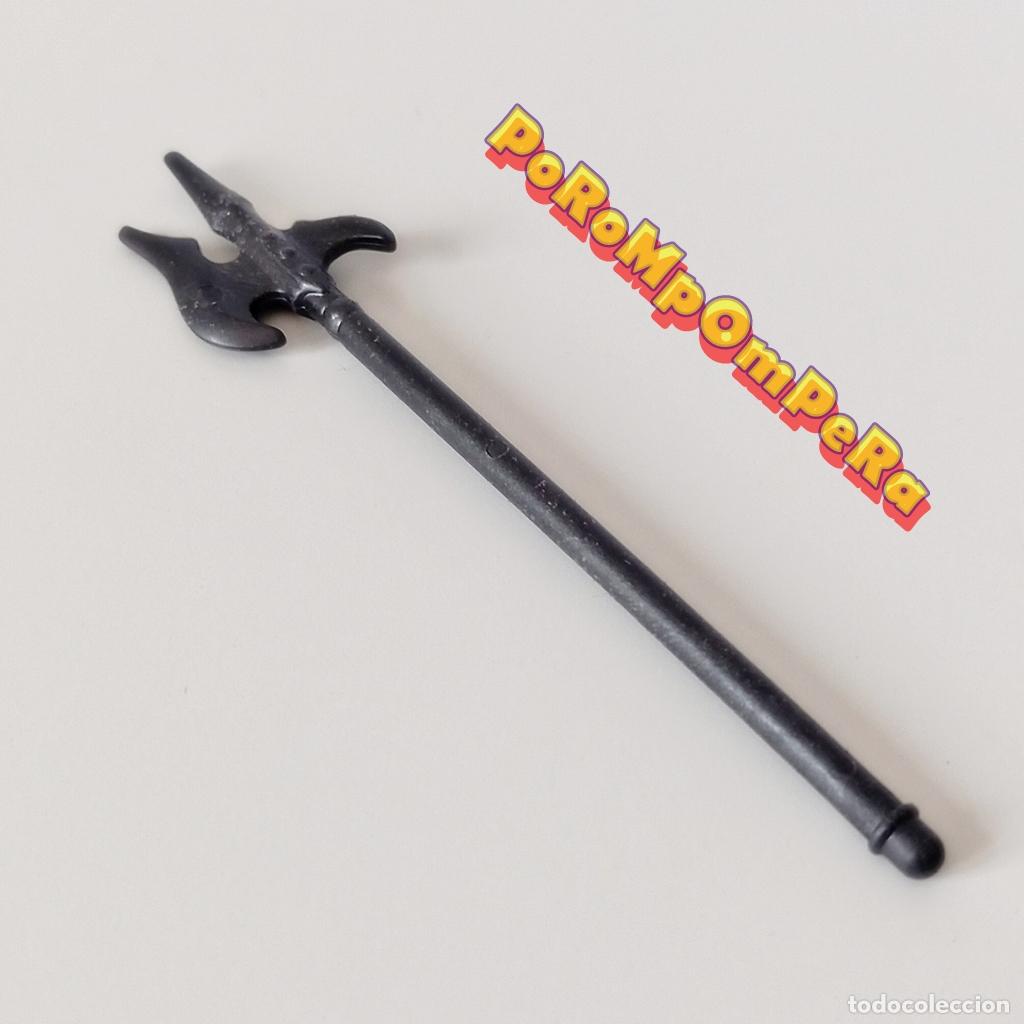 Playmobil: PLAYMOBIL ALABARDA OSCURA ARMA CABALLERO MEDIEVAL ESPA&Ntilde;OL CRUZADO - DIFERENTES SETS N1