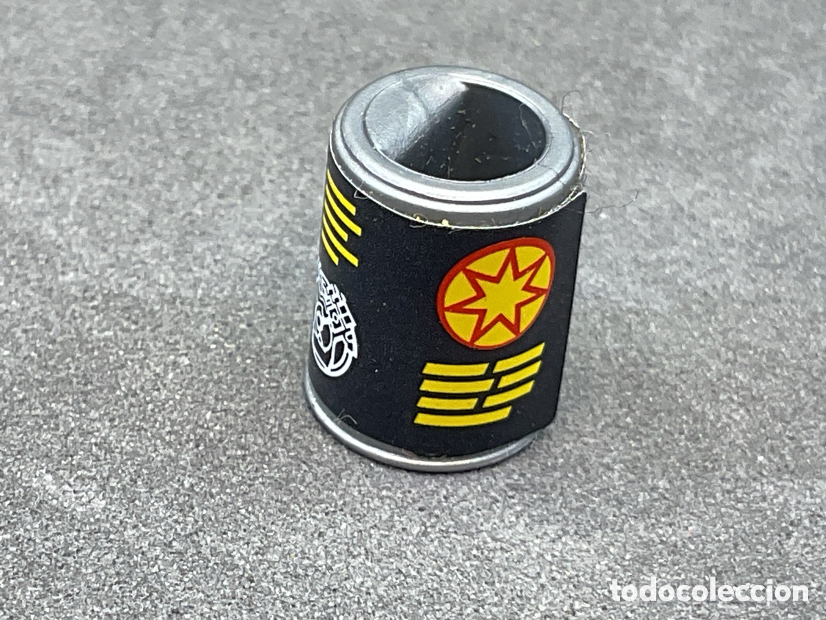 Playmobil: ACCESORIO PLAYMOBIL. LATA CON ETIQUETA.