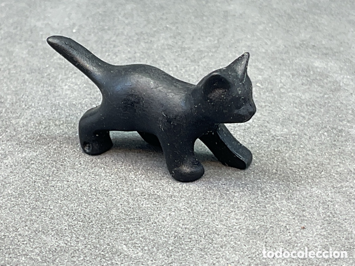 Playmobil: ACCESORIO PLAYMOBIL. GATITO COLOR NEGRO. REF MEDIEVOLO.