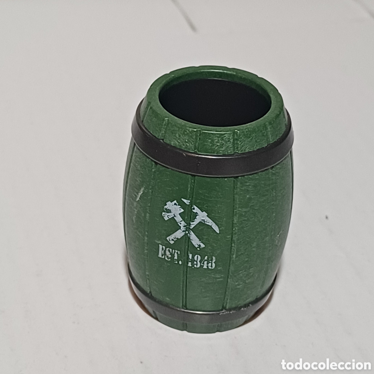 Playmobil: Pieza playmobil tonel barril verde carro oeste western ref. 5248 mineros sin tapa