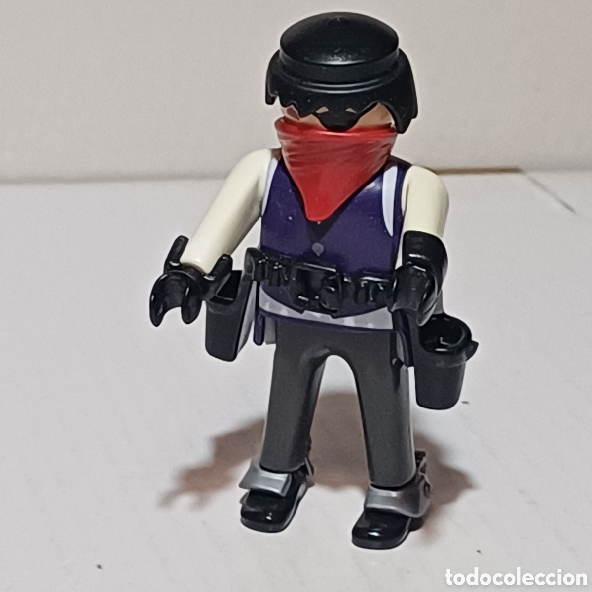 Playmobil: Figura Playmobil vaquero oeste western bandido ladron carro ref. 5248