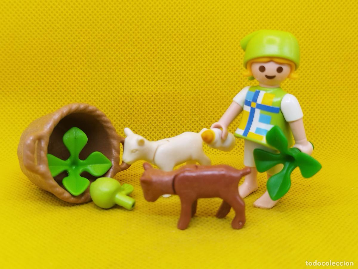 Playmobil: Playmobil Ni&ntilde;a con corderos Special REF 4674, pastora