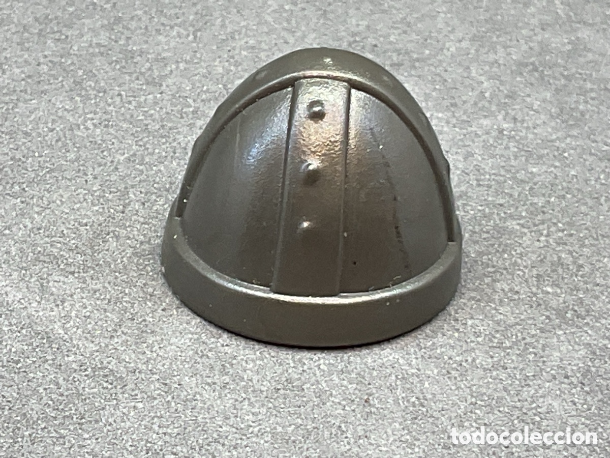 Playmobil: ACCESORIO PLAYMOBIL. CASCO COLOR GRISACEO EPOCA MEDIEVAL.