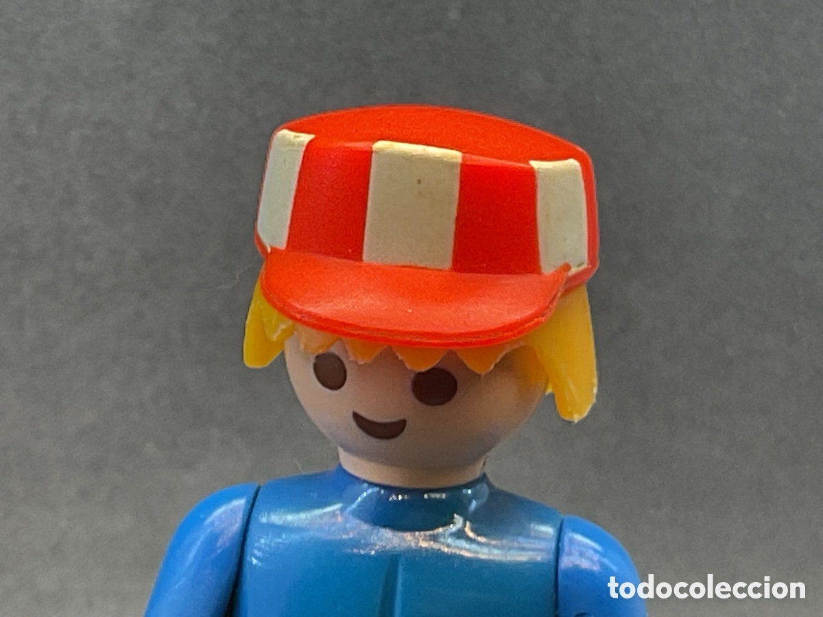Playmobil: ACCESORIO PLAYMOBIL. GORRA VISERA TRABAJADOR DE LA CONSTRUCCI&Oacute;N.