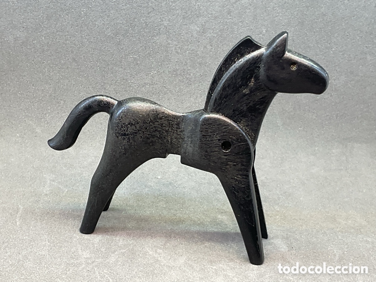 Playmobil: FIGURA PLAYMOBIL. CABALLO NEGRO SIN MONTURA.