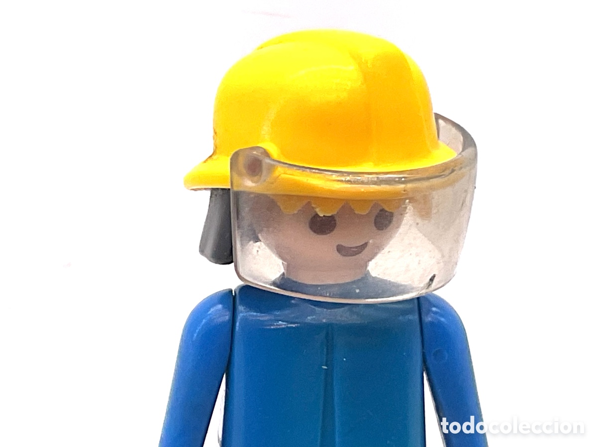 Playmobil: ACCESORIO PLAYMOBIL. CASCO BOMBERO COLOR AMARILLO CON VISERA.