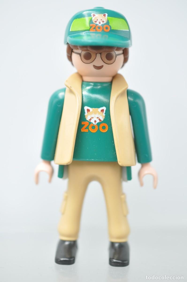 Playmobil: wsk051 Playmobil, figura hombre, trabajador zoo 70324
