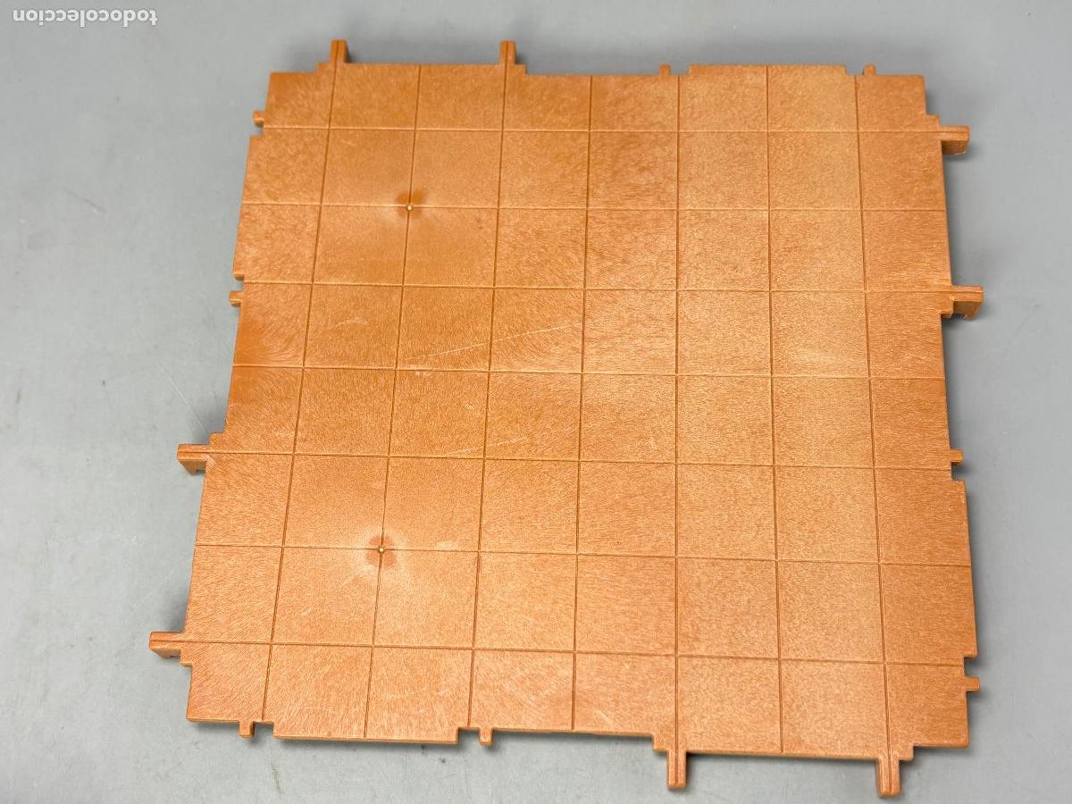 Playmobil: Playmobil base cuadrada defecto pesta&ntilde;a granja estaci&oacute;n tren safari oeste