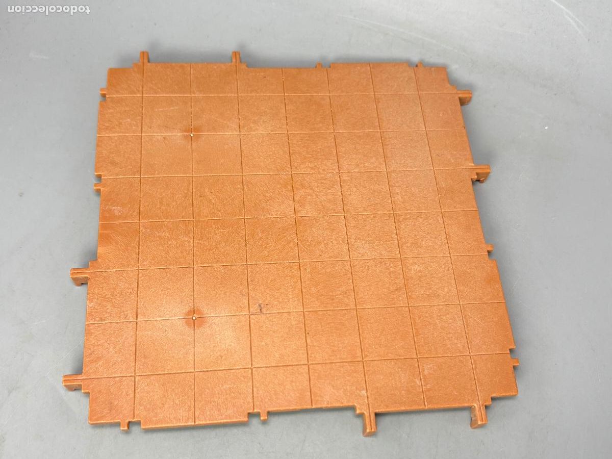 Playmobil: Playmobil base cuadrada defecto pesta&ntilde;a granja estaci&oacute;n tren safari oeste