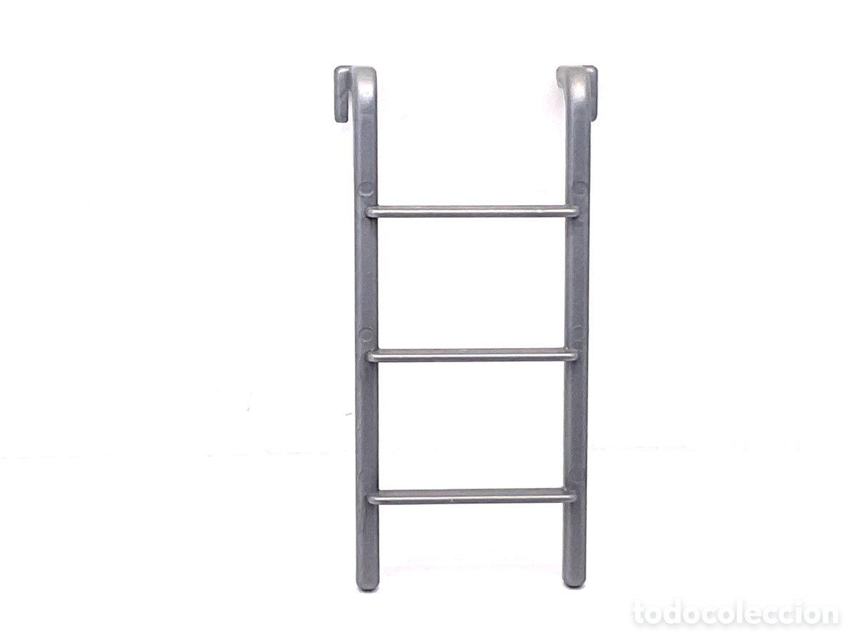 Playmobil: ACCESORIO PLAYMOBIL. ESCALERA COLOR GRIS DE 3 PELDA&Ntilde;OS