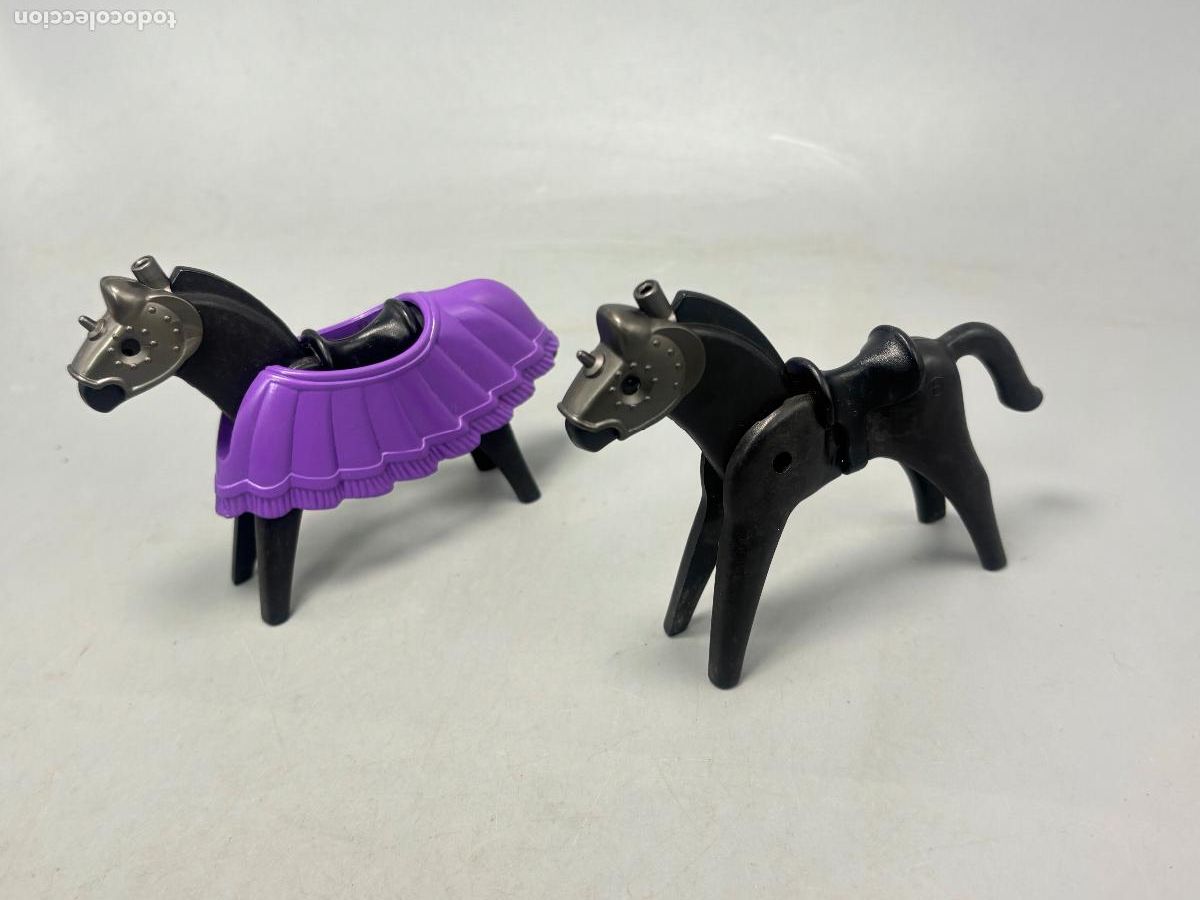Playmobil: Playmobil 3669 lote caballo con manta medieval