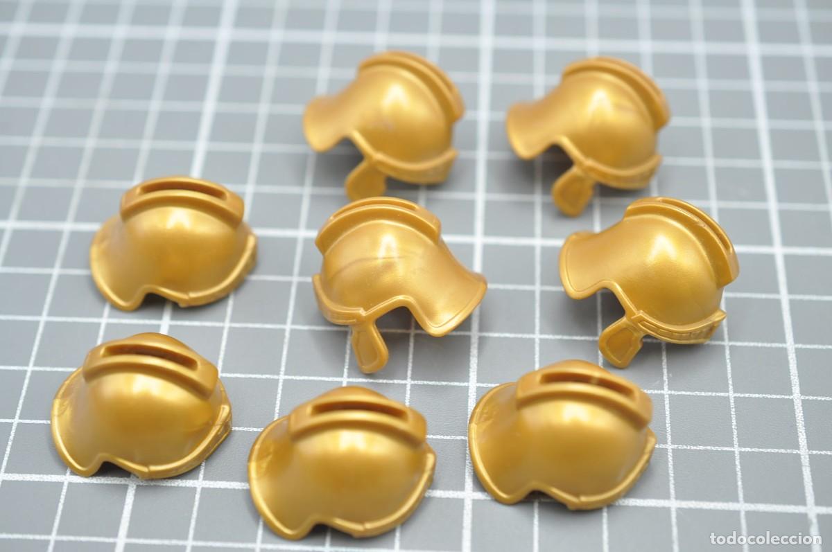 Playmobil: wsk051 Playmobil, 8 cascos romanos con defectos