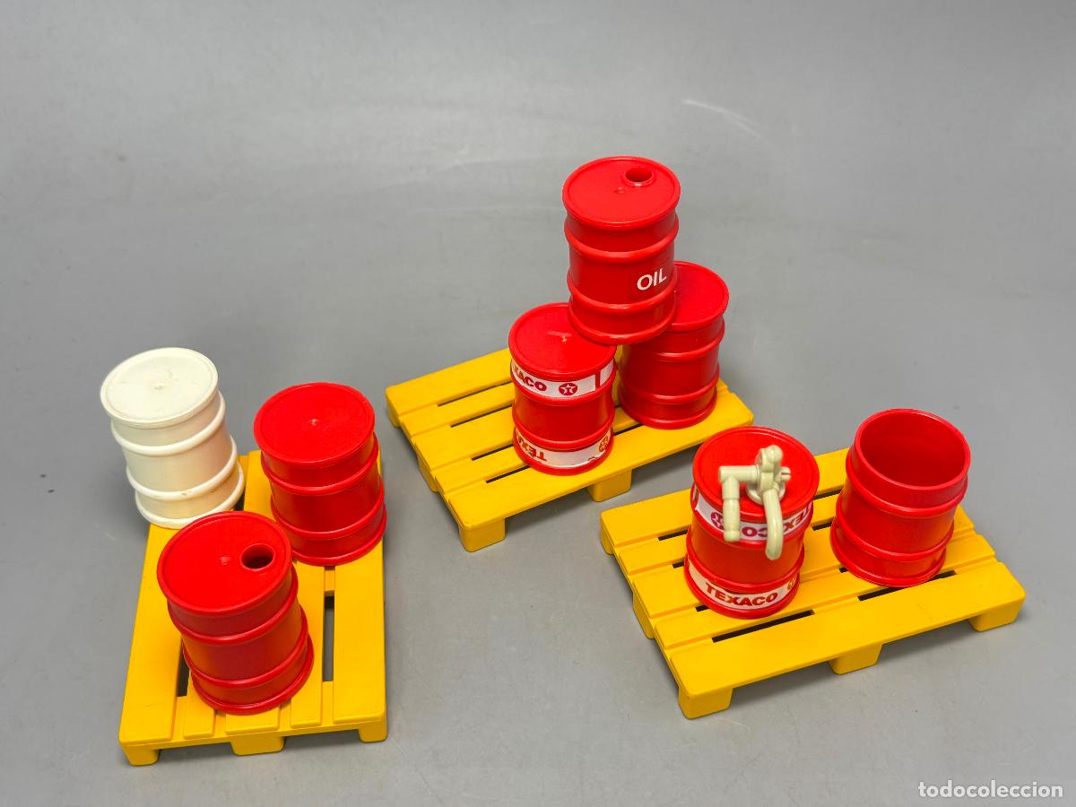 Playmobil: Playmobil 3506 lote barril y pallet