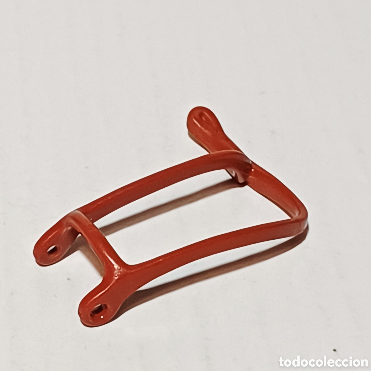 Playmobil: Pieza playmobil rienda arn&eacute;s marron bocado marron con agujeros tiro caballo oeste western carro