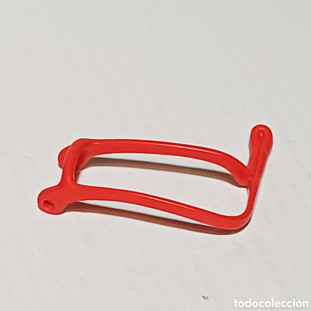 Playmobil: Pieza playmobil rienda arn&eacute;s bocado rojo con agujeros tiro caballo oeste western carro