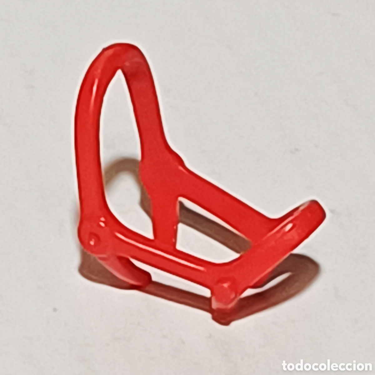 Playmobil: Pieza playmobil rienda arn&eacute;s marron bocado rojo morral tiro caballo oeste western carro