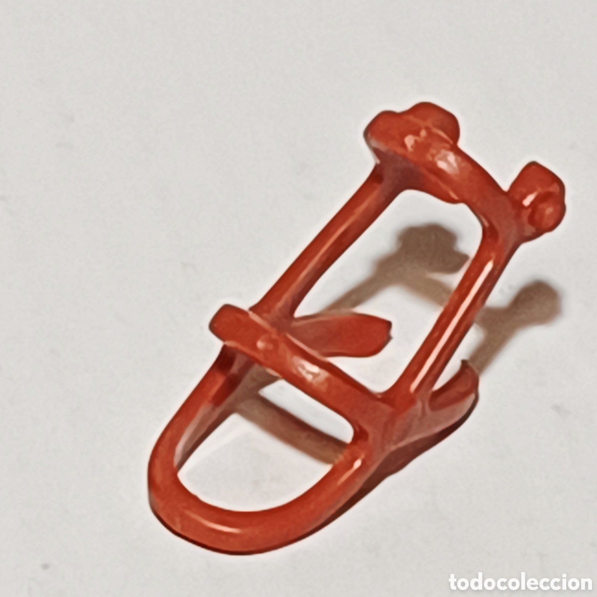 Playmobil: Pieza playmobil rienda arn&eacute;s marron bocado marron morral tiro caballo oeste western carro