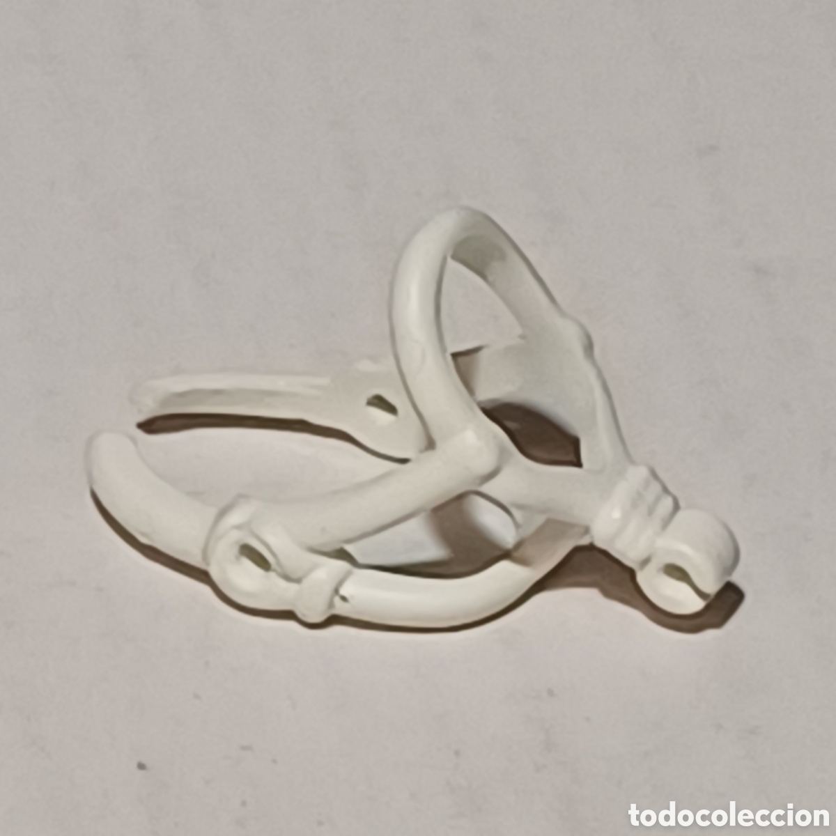 Playmobil: Pieza playmobil rienda arn&eacute;s marron bocado blanco morral tiro caballo oeste western carro circo