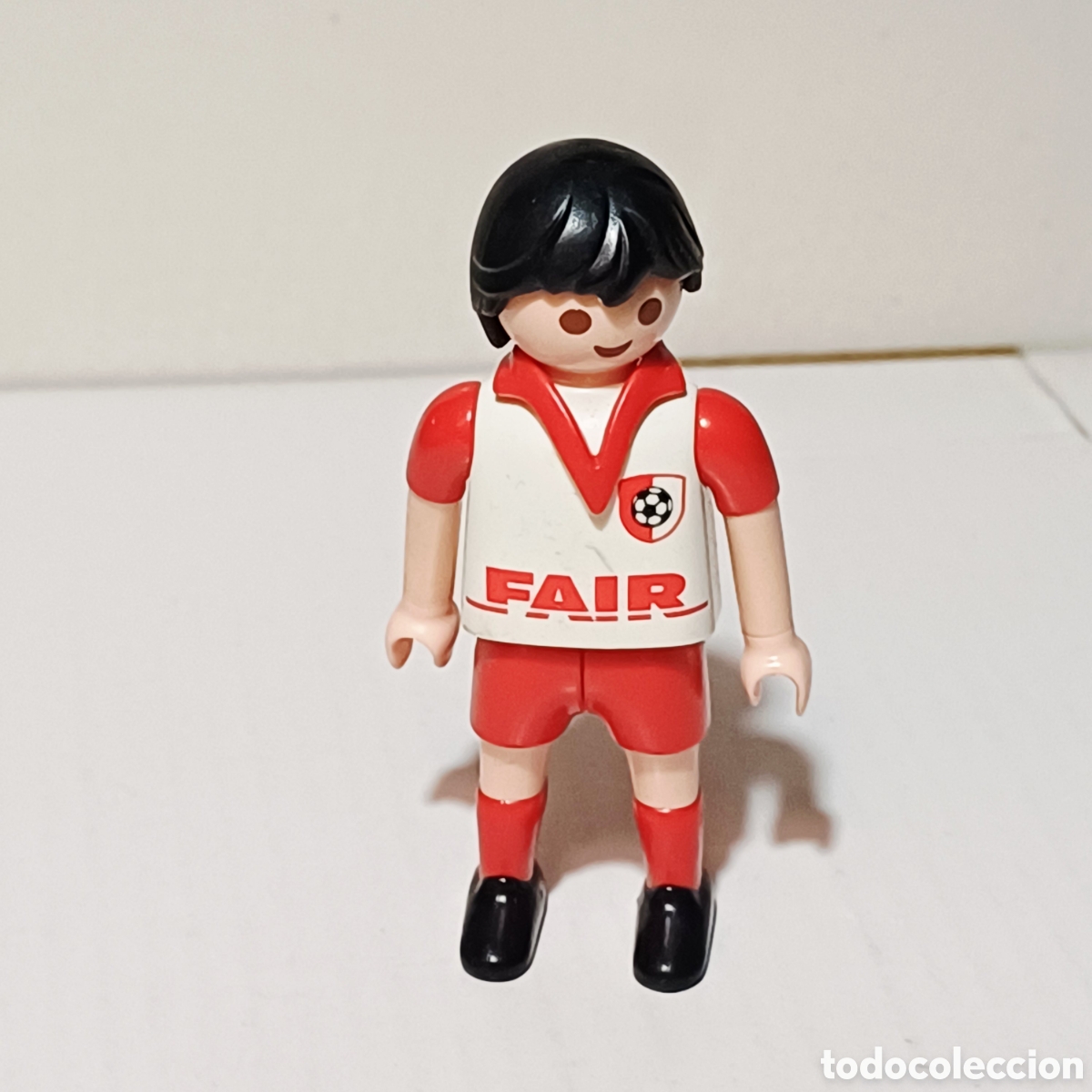 Playmobil: Figura Playmobil Fair futbolista ref. 4701 dorsal N&deg; 10 pelo moreno city ciudad