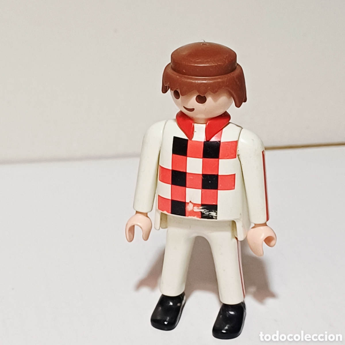 Playmobil: Figura Playmobil hombre jersey a cuadros city ciudad ref. 8914