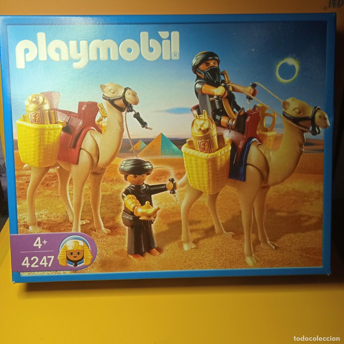 Playmobil: PLAYMOBIL : ANTIGUEDAD, EGIPTO, GRECIA, ROMA : FIGURA CAMELLOS CON JINETES BEDUINOS EN CAJA