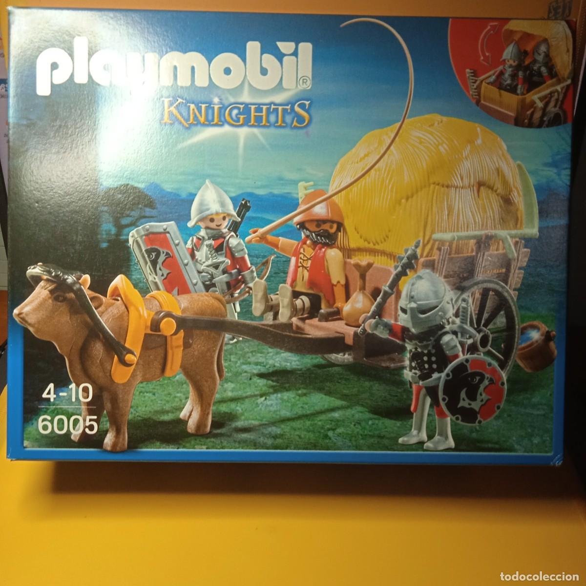 Playmobil: PLAYMOBIL : MEDIAVAL , CARRETA TIRO CON BUEY, EN CAJA