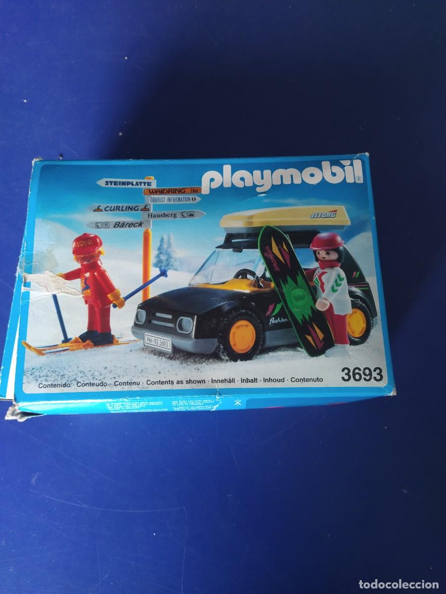 Playmobil: PLAYMOBIL 3693 ESQUIADORES CON COCHE COMPLETO