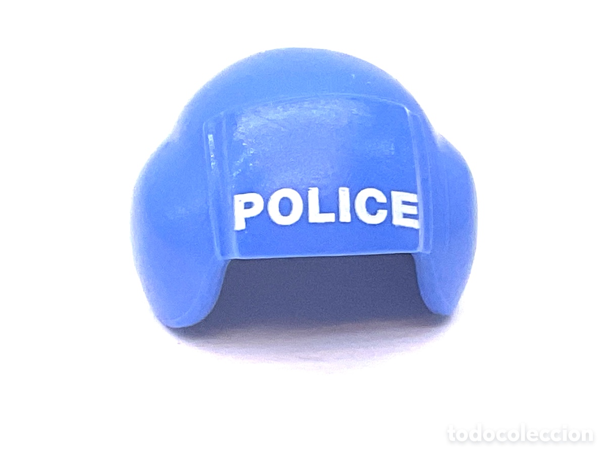 Playmobil: ACCESORIO PLAYMOBIL. CASCO POLICIA COLOR AZUL.