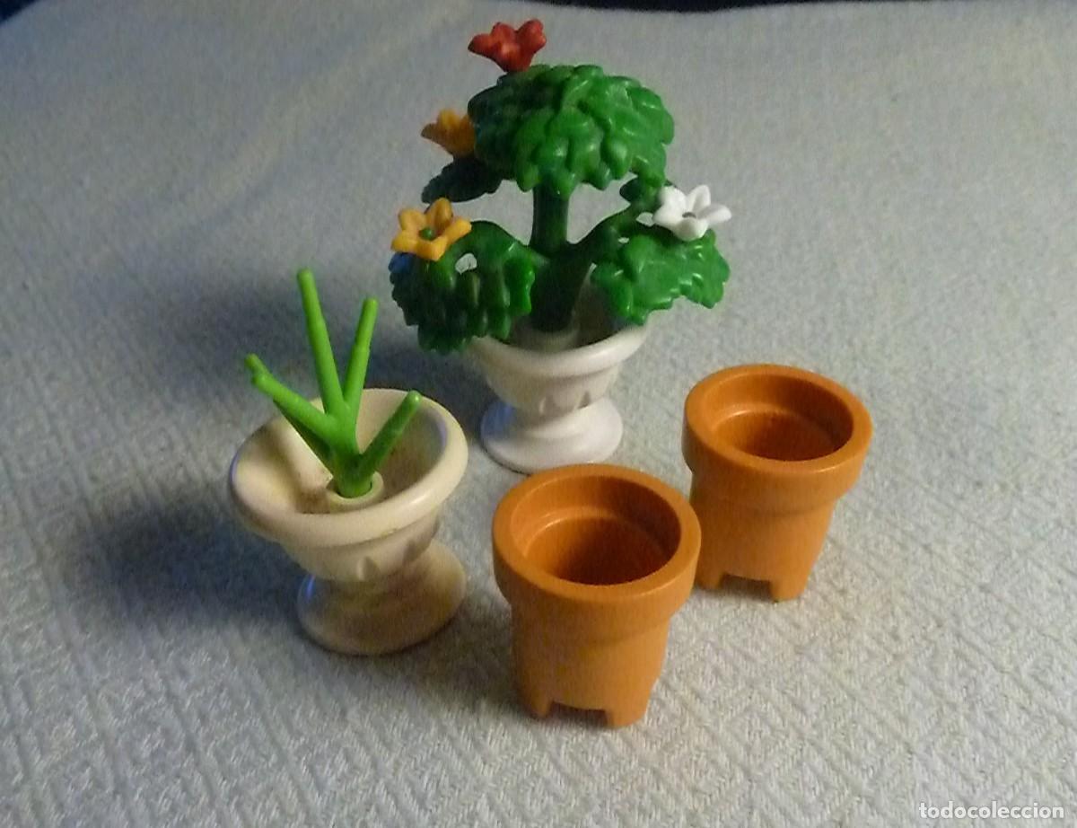 Playmobil: Lote variado macetas Playmobil