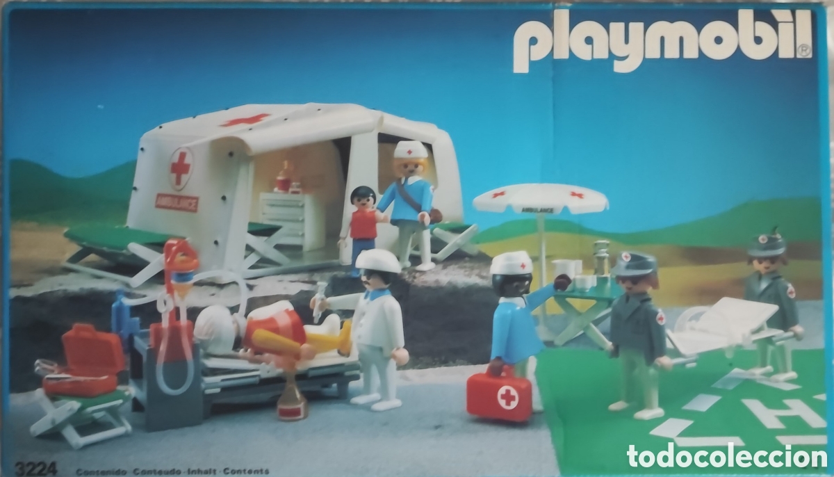 Playmobil: Playmobil hospital de campa&ntilde;a