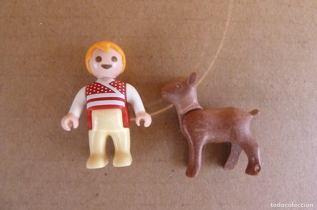Playmobil: Beb&eacute; y cabrita. Playmobil