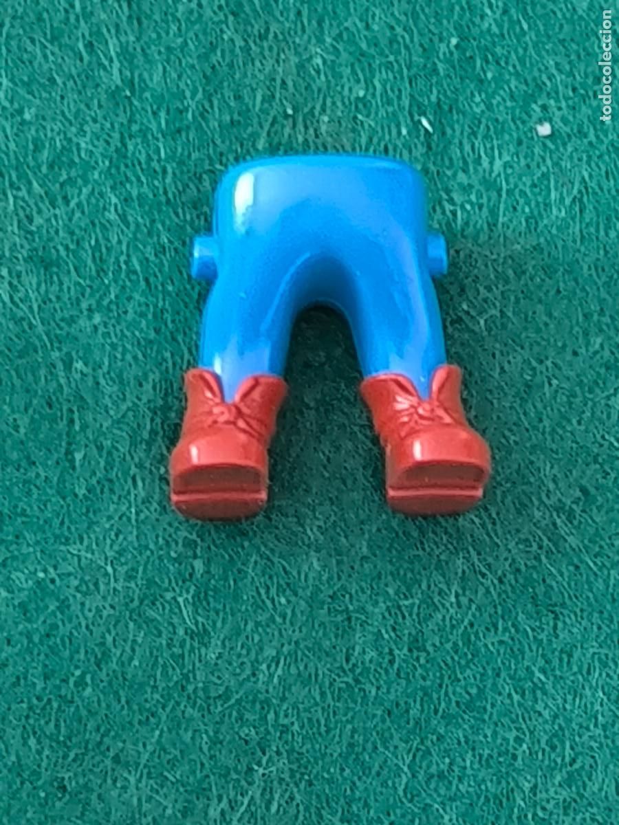 Playmobil: Playmobil piernas azul botas marr&oacute;n gordo para enano medieval vikingos orcos elfos romanos b&aacute;rbaros