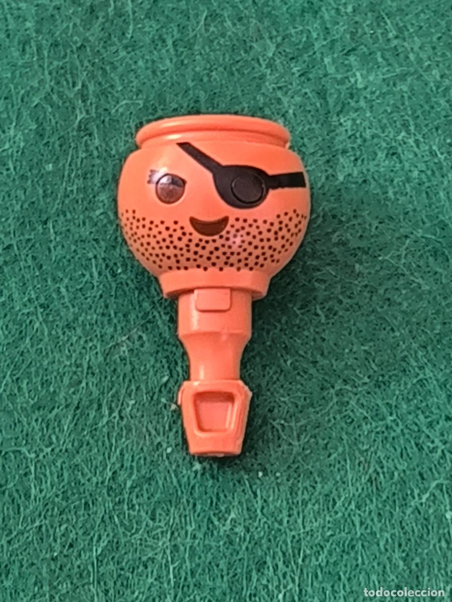 Playmobil: Playmobil cabeza hombre piel tostada con ranura parche barba piratas &aacute;rabes vikingos medieval romano