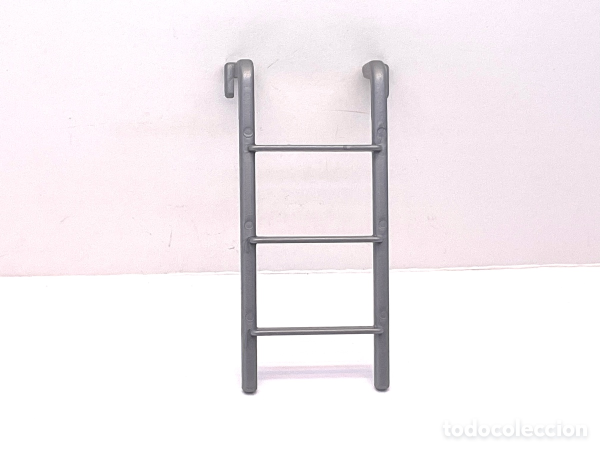 Playmobil: ACCESORIO PLAYMOBIL. ESCALERA COLOR GRIS DE 3 PELDA&Ntilde;OS