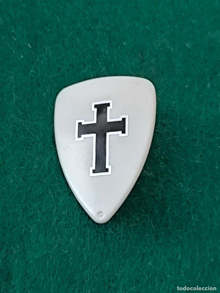 Playmobil: Playmobil escudo normando medieval blanco cruz negra caballero cruzado teut&oacute;n vikingos castillo