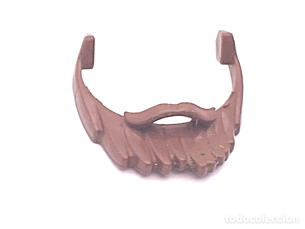 Playmobil: ACCESORIO PLAYMOBIL. BARBA COLOR CASTA&Ntilde;A . REF OESTE, GRANJERO, ETC