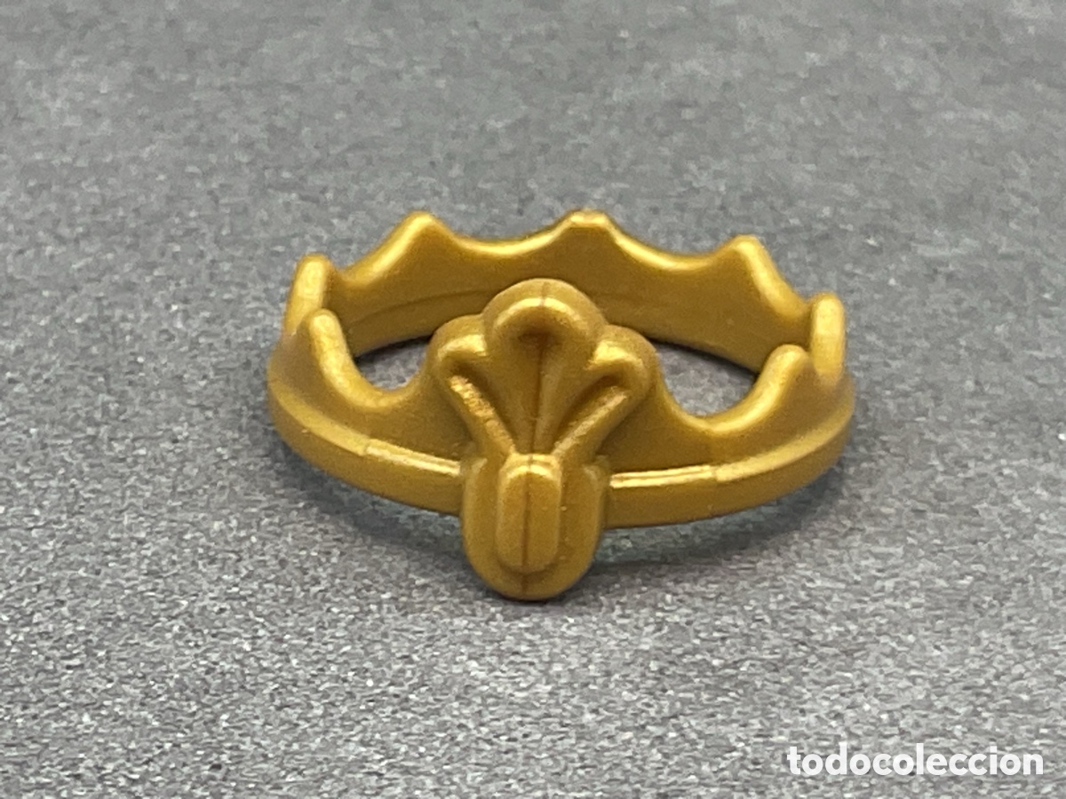 Playmobil: ACCESORIO PLAYMOBIL. CORONA REAL COLOR DORADO.