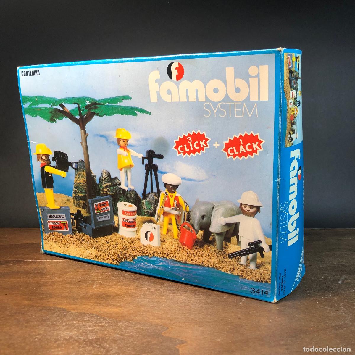 Playmobil: Safari Famobil a&ntilde;os 70 completo y con caja Ref. 3414