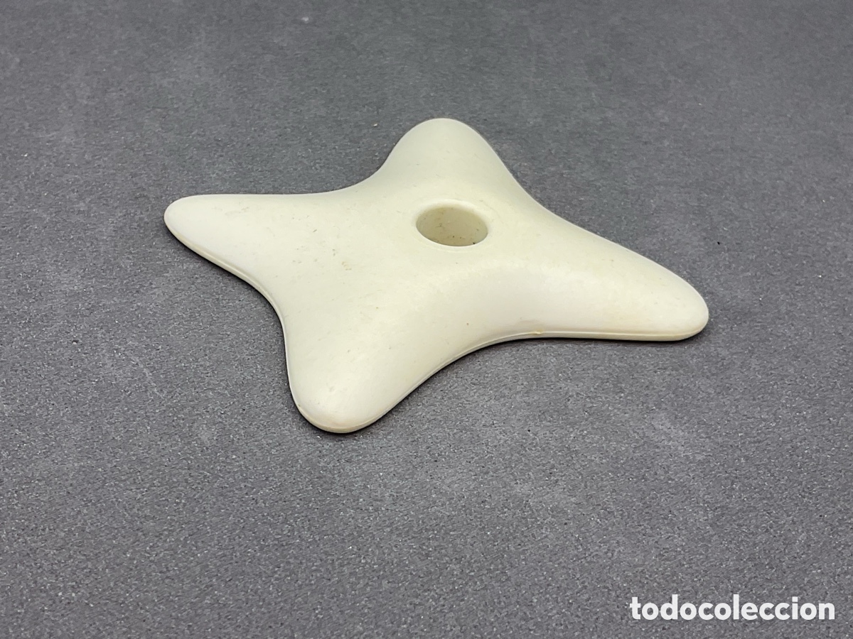 Playmobil: ACCESORIO PLAYMOBIL. BASE COLOR BLANCO. REF ARBOLES, PLANTAS, ETC