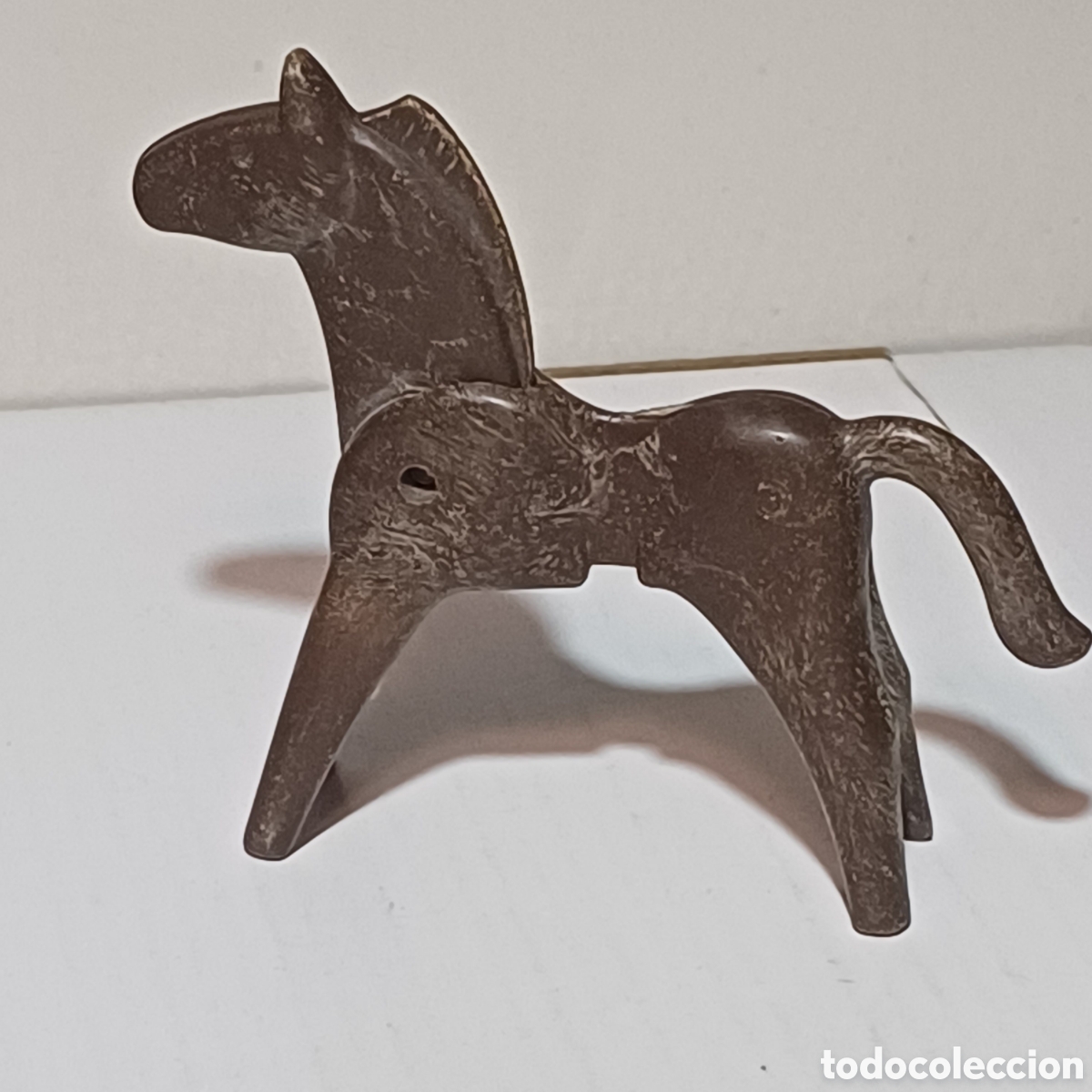 Playmobil: Pieza playmobil caballo marron oscuro primera epoca famobil oeste western medieval