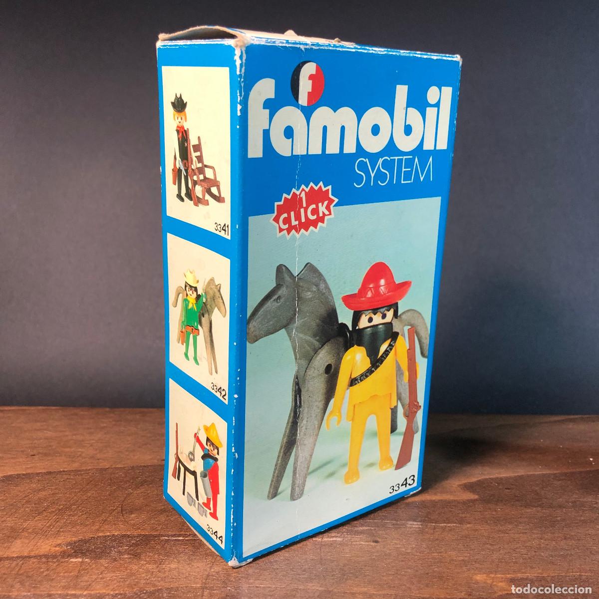 Playmobil: Bandido mejicano Famobil a&ntilde;os 70 completo y con caja Ref. 3343