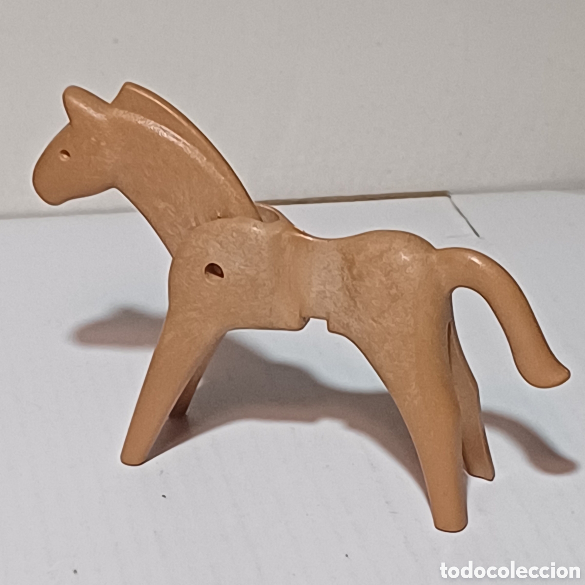 Playmobil: Pieza playmobil caballo marron claro primera epoca famobil oeste western medieval