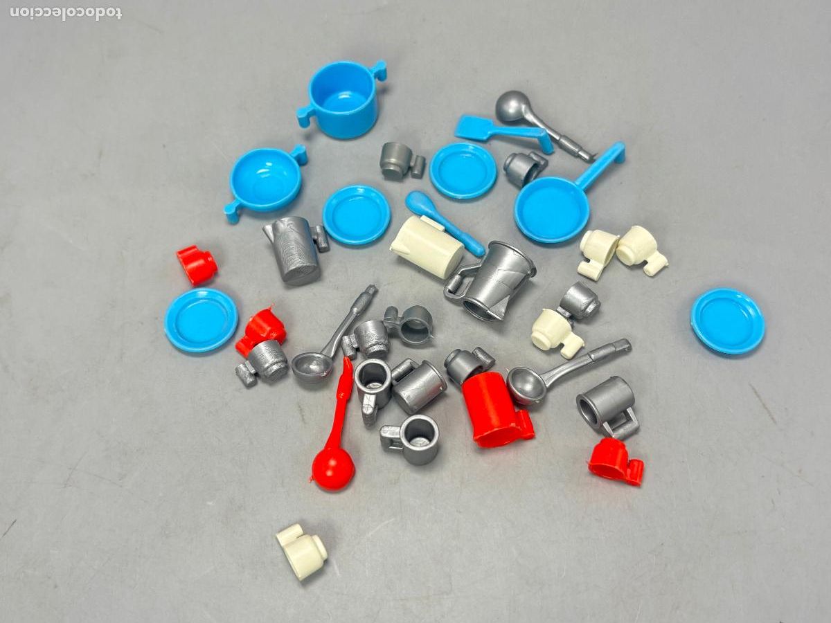 Playmobil: Playmobil lote menaje plato taza jarra cubiertos