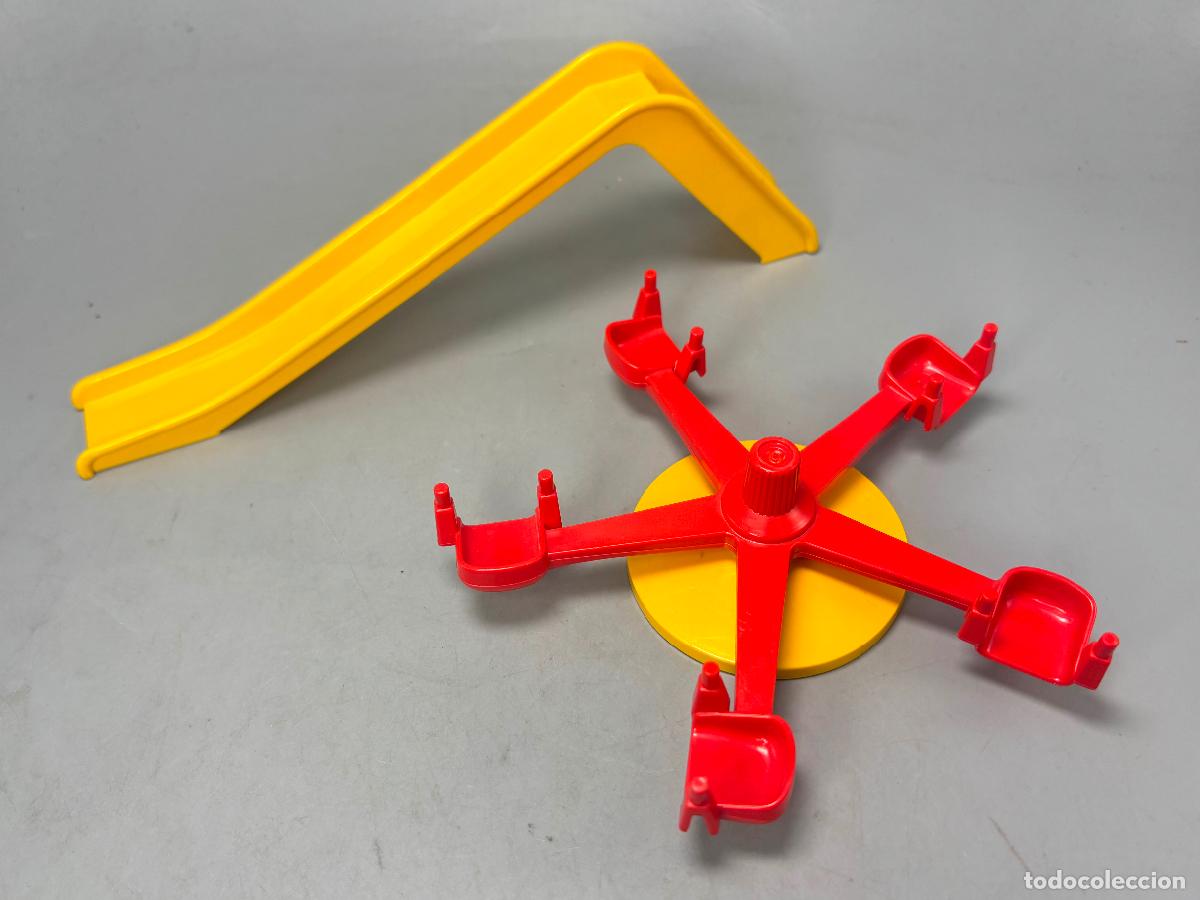 Playmobil: Playmobil 3416 columpio y tobog&aacute;n parque infantil