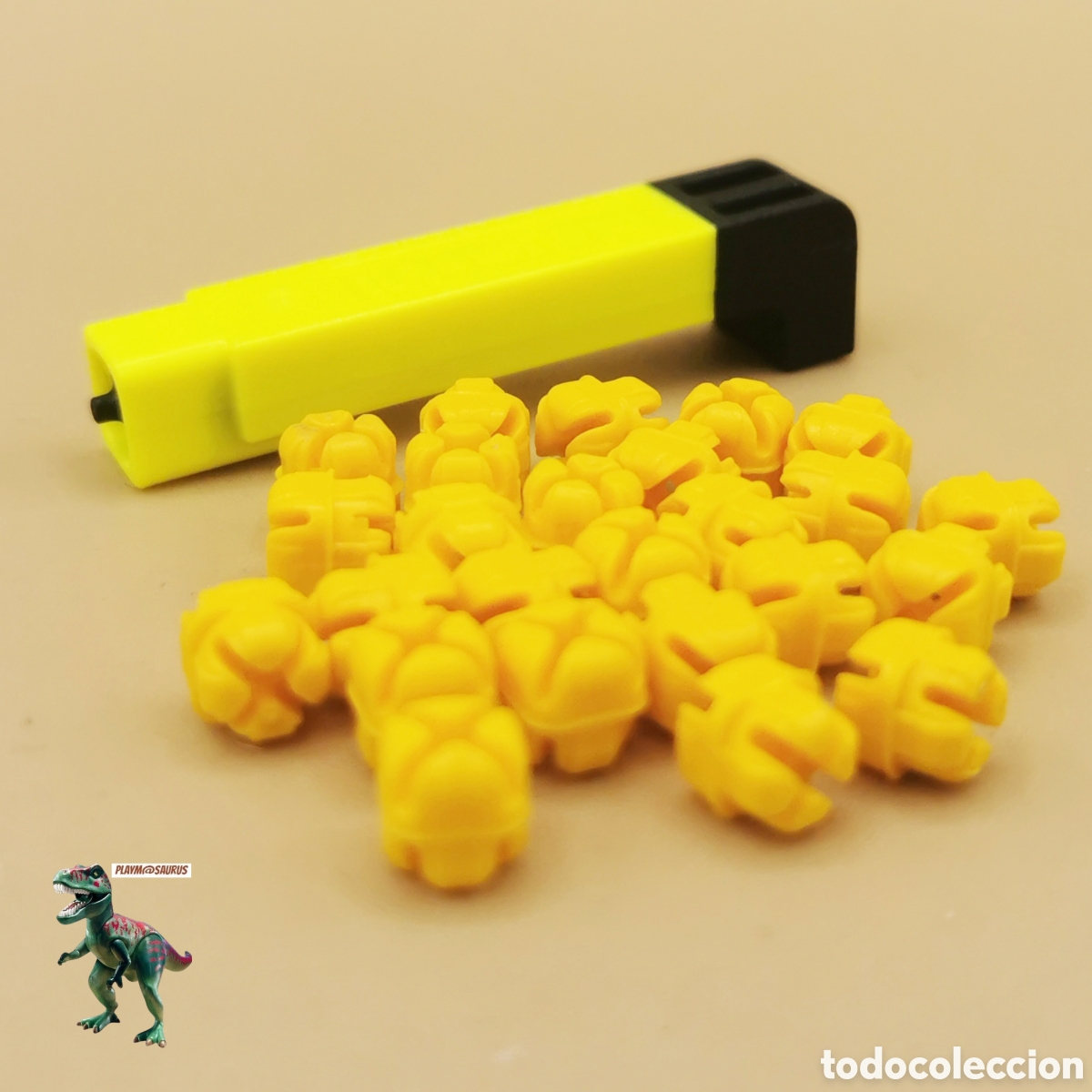 Playmobil: Playmobil 25 unidades conector amarillo System x con herramienta clip conexion pieza de union