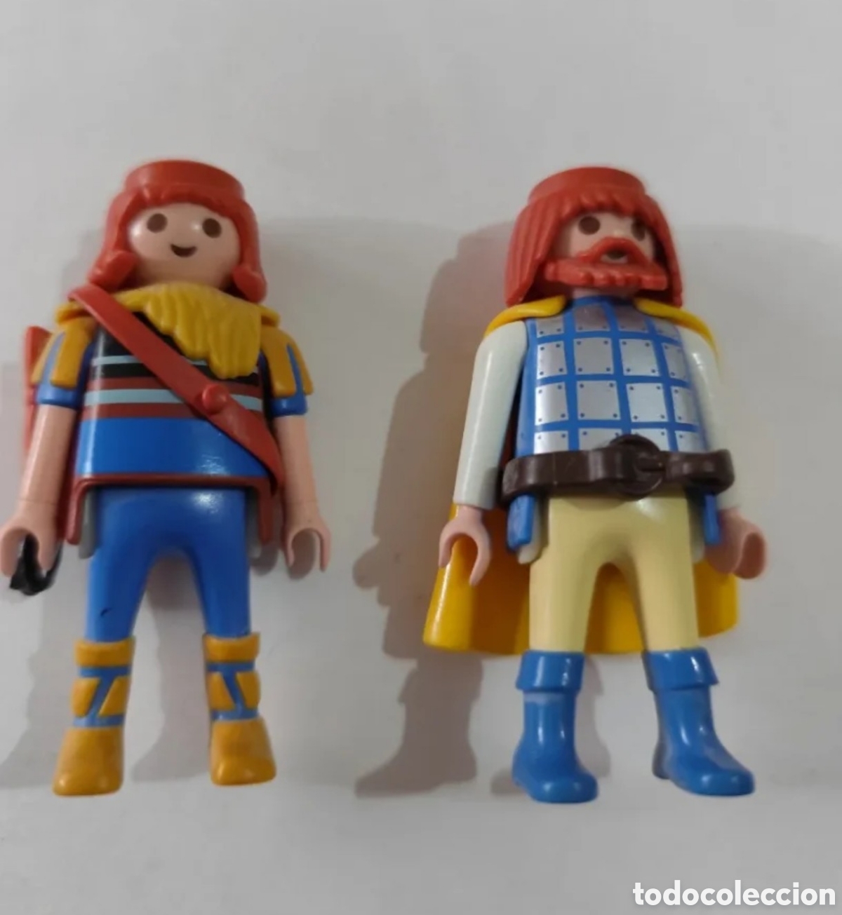 Playmobil: Dos figuras de Playmobil de la tem&aacute;tica vikinga