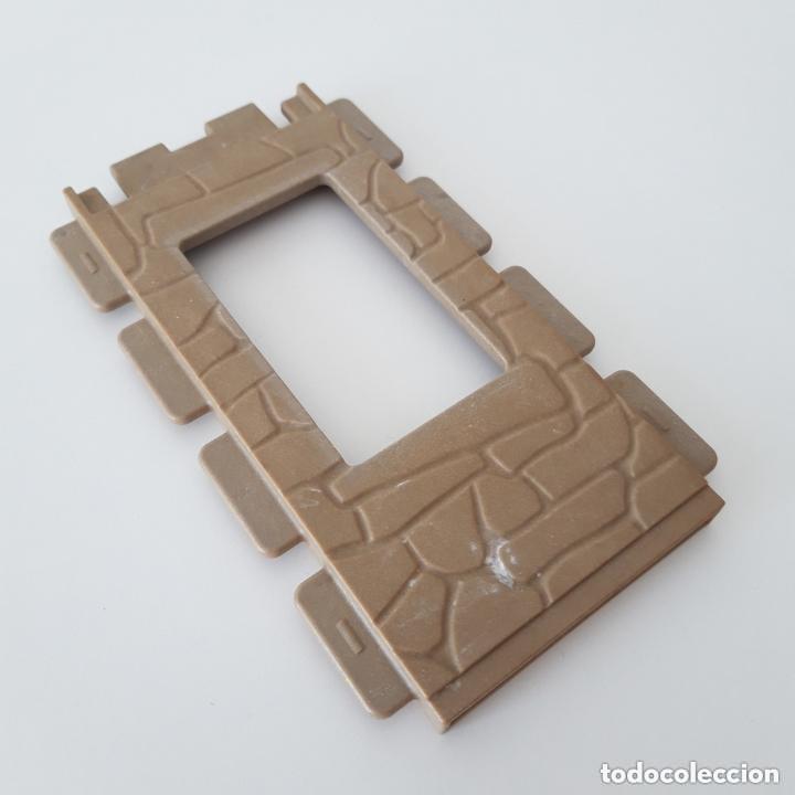 Playmobil: PLAYMOBIL SECCI&Oacute;N MURO STECK TIPO PIEDRA SIMILAR OFICINA DEL SHERIFF 3786 PARED OESTE