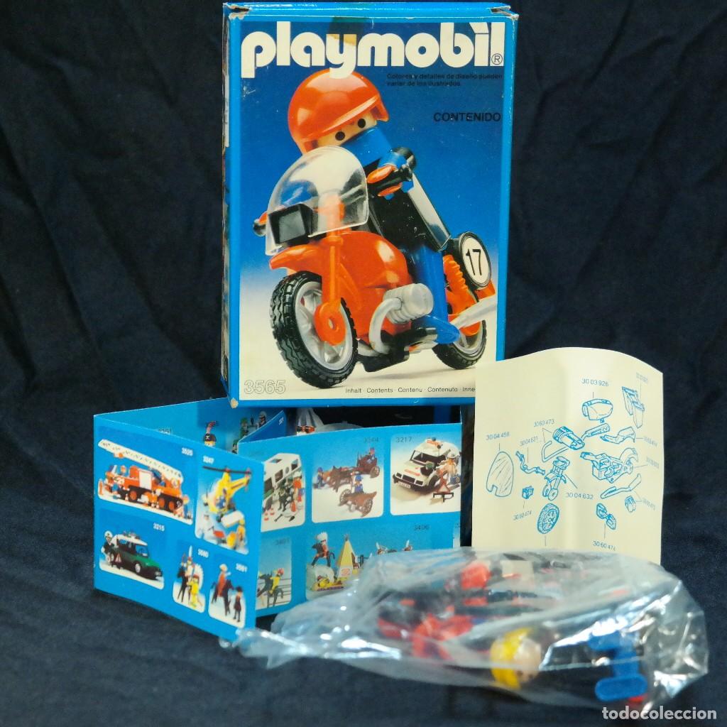 Playmobil: Playmobil motorista ref.3565 nuevo con caja ☼